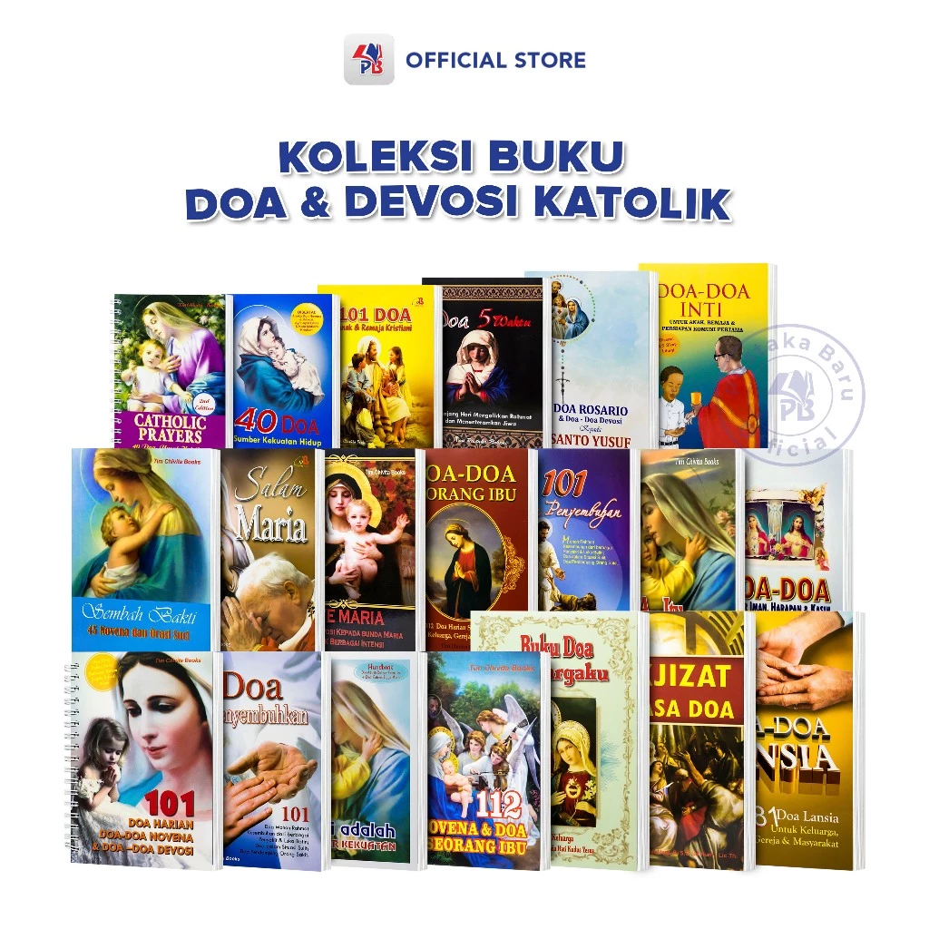 คอลเลกชันหนังสือสวดมนต์คาทอลิกครบชุด / 101 สวดมนต์ประจําวัน / สวดมนต์รักษาแม่ / 101 / สวดมนต์ - สวดมนต์แกน / 40 สวดมนต์ที่มาตลอดชีวิต / สวดมนต์ - สวดมนต์ / สวดมนต์ / สวดมนต์ สวดมนต์ แหล่งพลังงาน / ผู้เล่นคาทอลิก / หนังสือ CHIVITA — ของมงคลหมวดพิธีและความเชื่อ