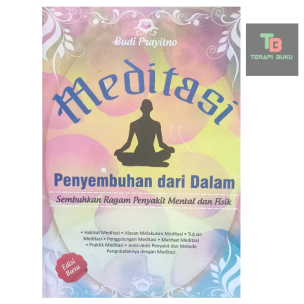 หนังสือฝึกสมาธิบําบัดจากภายใน - Budi Praitno - Diva Press Terapibuku Original — ของมงคลหมวดไลฟ์สไตล์และของขวัญ