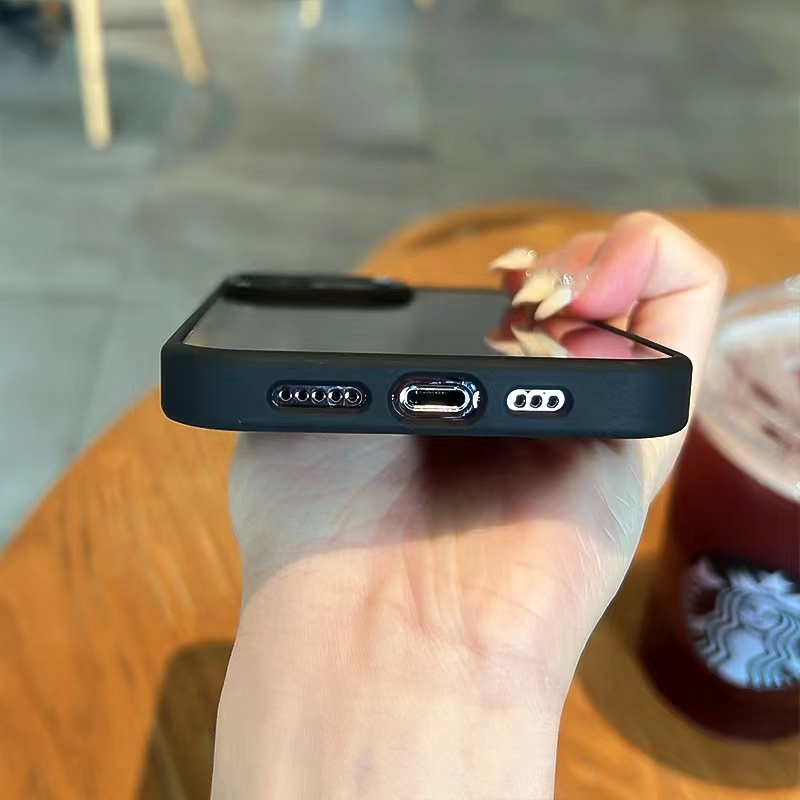 เคสโทรศัพท์มือถือ PC แข็ง แบบใส กันกระแทก ป้องกันกล้อง สําหรับ iPhone 13 14 12 11 Pro Max XR XS 7Plus 8Plus 6Plus 6sPlus 14Plus