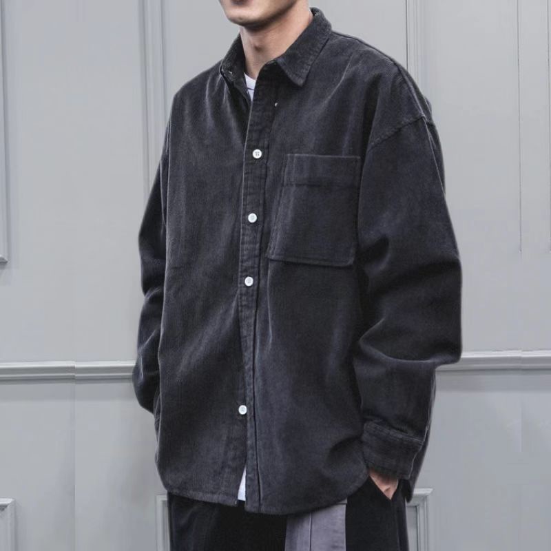 เสื้อเชิ้ตผู้ชาย เสื้อลูกฟูก เชิ้ตแขนยาว