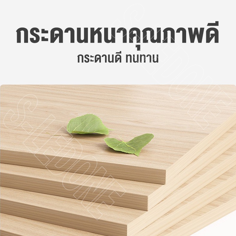 DCชั้นวางของในครัว 160CMชั้นวางไมโครเวฟ ชนิดไม้โครงเหล็ก ชั้นวางของพร้อมตู้เก็บของในครัว แข็งแรง ดูดีตา