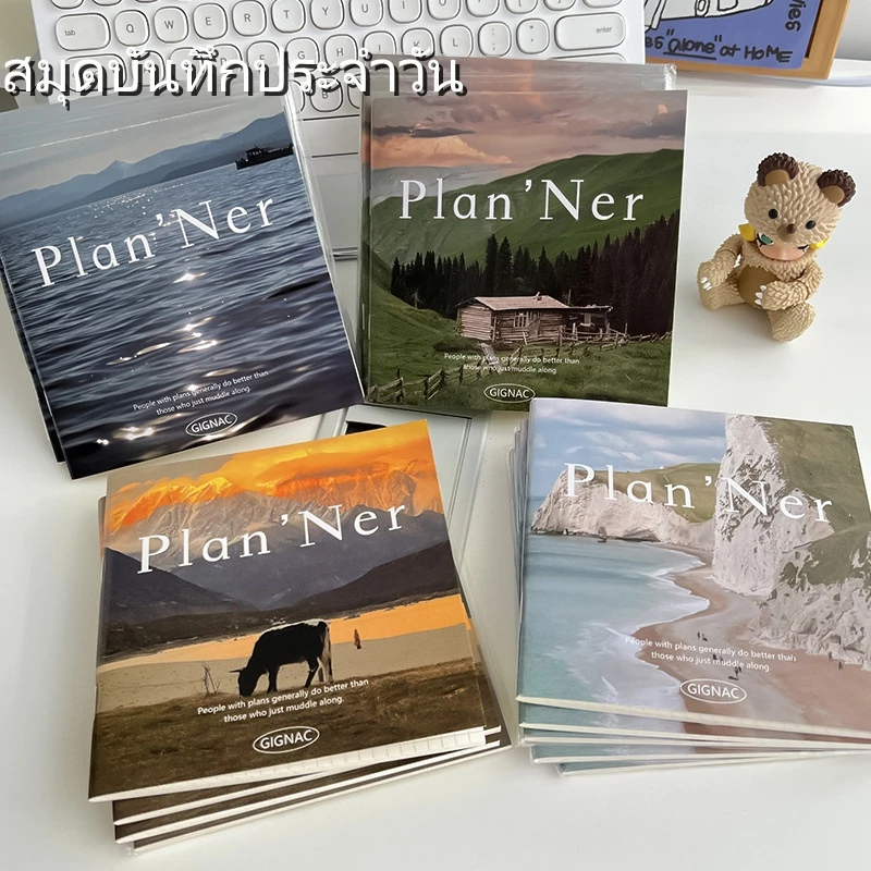 Ins สมุดแพลนเนอร์รายสัปดาห์ แพลนเนอร์รายสัปดาห์ สมุดบันทึกประจําวัน แพลนเนอร์ สมุดบันทึกประจําวัน สมุดโน๊ตไดอารี่ ภาษาอังกฤษ สไตล์เกาหลี — ของมงคลหมวดฤกษ์และวันมงคล