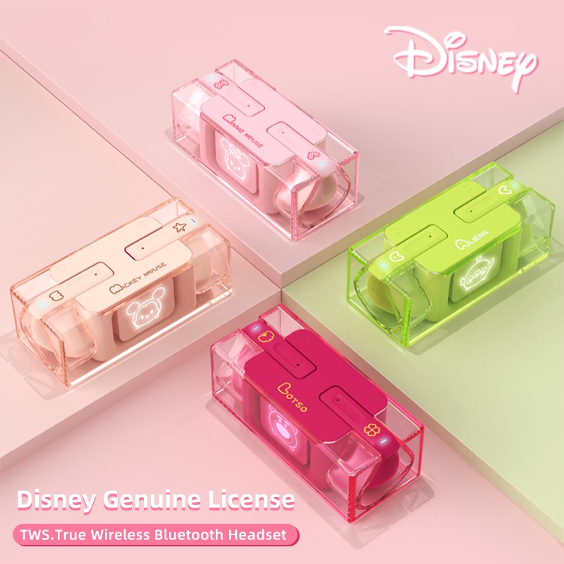 Disney DN03 หูฟังบลูทูธไร้สาย 53 ไมโครโฟน โหมดคู่ สําหรับเล่นเกม