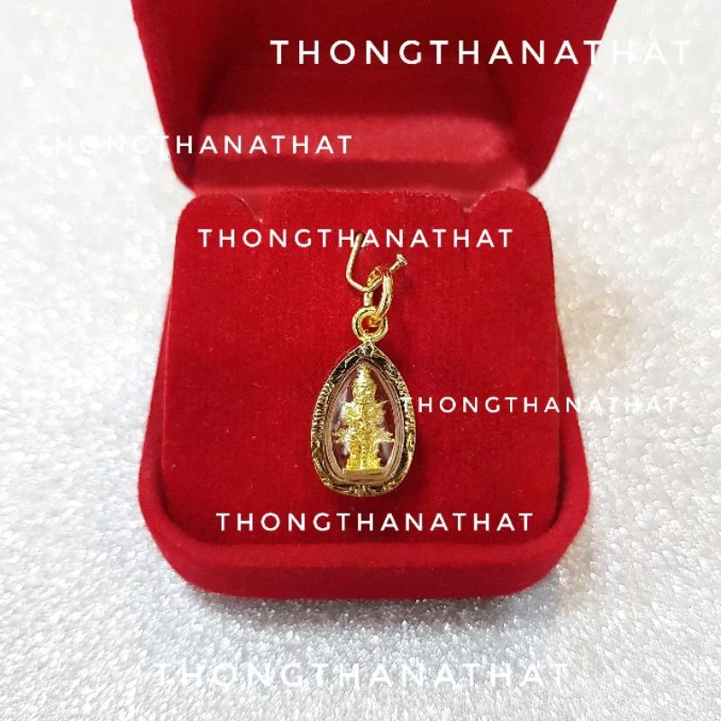 จี้ท้าวเวสสุวรรณ กรอบหุ้มทองกันน้ำ แคล้วคลาดปลอดภัย ท้าวเวสสุวรรณ จี้ท้าวเวสสุวรรณ ท้าวเวสสุวรรณ จี้ท้าวเวส — ของมงคลหมวดเครื่องรางและวัตถุมงคล