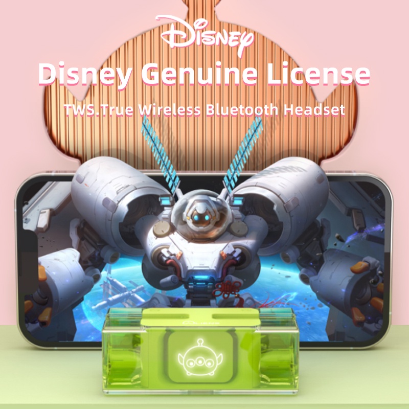 Disney DN03 หูฟังบลูทูธไร้สาย 53 ไมโครโฟน โหมดคู่ สําหรับเล่นเกม