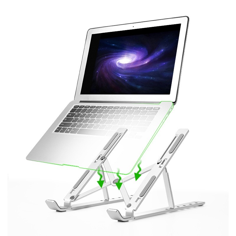 ปรับระดับได้ 10 ระดับ ขาตั้งโน๊ตบุ๊ก แท็บเล็ต แล็ปท็อป โน๊ตบุ๊ก LAPTOP STAND ที่วางแล็ปท็อป ที่ตั้งแท็ปเล็ต พร้อมส่ง
