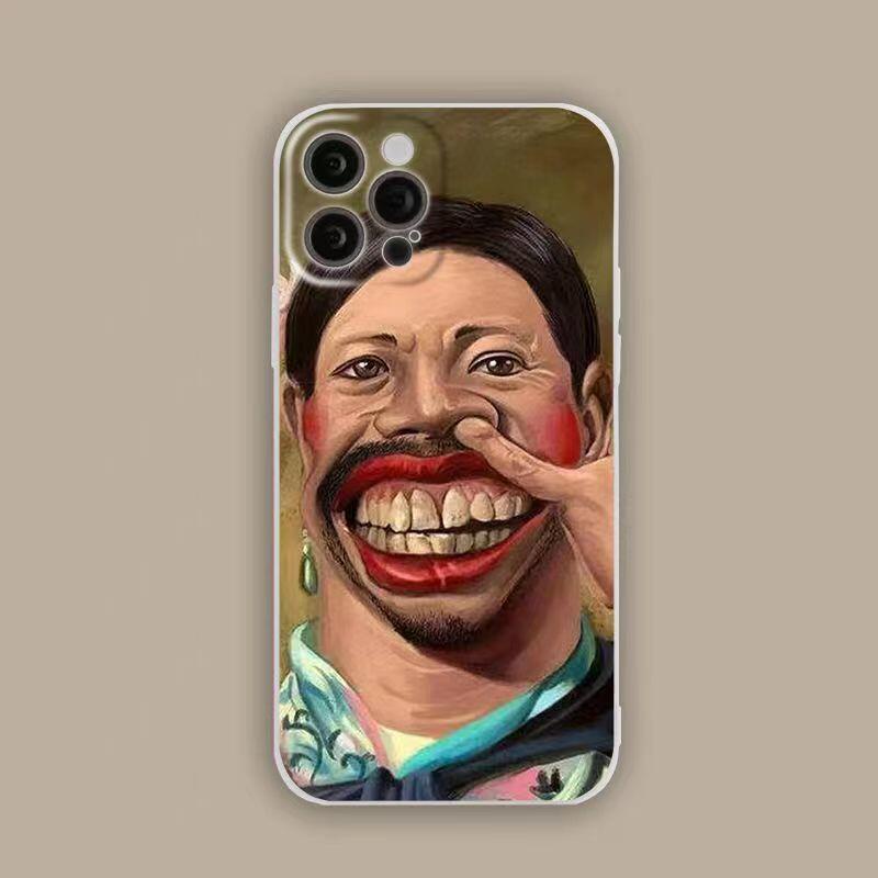 เคสโทรศัพท์มือถือ กันตก ลายตลก สร้างสรรค์ สําหรับ IPhone 12 Pro Max X XR XS Max SE Apple 7 Plus 8 Plus IPhone 13 Pro Max IPhone 14 Pro Max