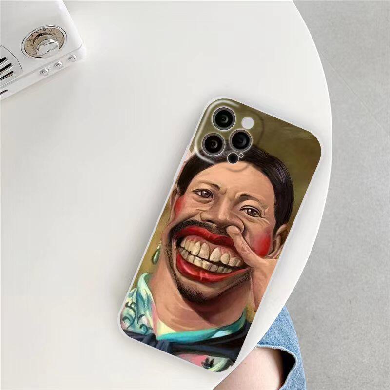 เคสโทรศัพท์มือถือ กันตก ลายตลก สร้างสรรค์ สําหรับ IPhone 12 Pro Max X XR XS Max SE Apple 7 Plus 8 Plus IPhone 13 Pro Max IPhone 14 Pro Max