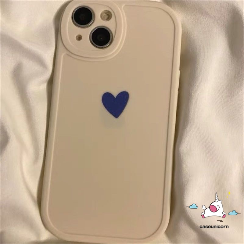 เคสโทรศัพท์มือถือแบบนิ่ม TPU กันกระแทก ลายหัวใจ สีดํา ขาว เรียบง่าย หรูหรา แฟชั่น สําหรับ iPhone 7Plus 12 XR X 13 11 14 Pro Max 7 6s 8 6 Plus XS Max SE 2020