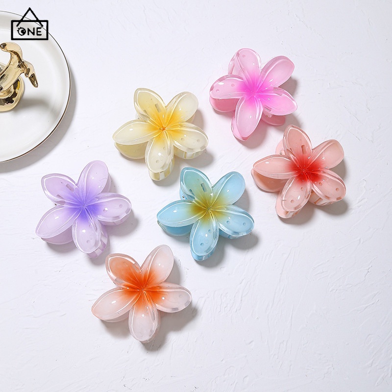 CODพร้อมส่งกิ๊บติดผมอะคริลิคดอกไม้ใหญ่สไตล์เกาหลีแฟชั่นหางม้าเครื่องประดับผมสำหรับผู้หญิงเข้ากับทุกการแต่งกายaone