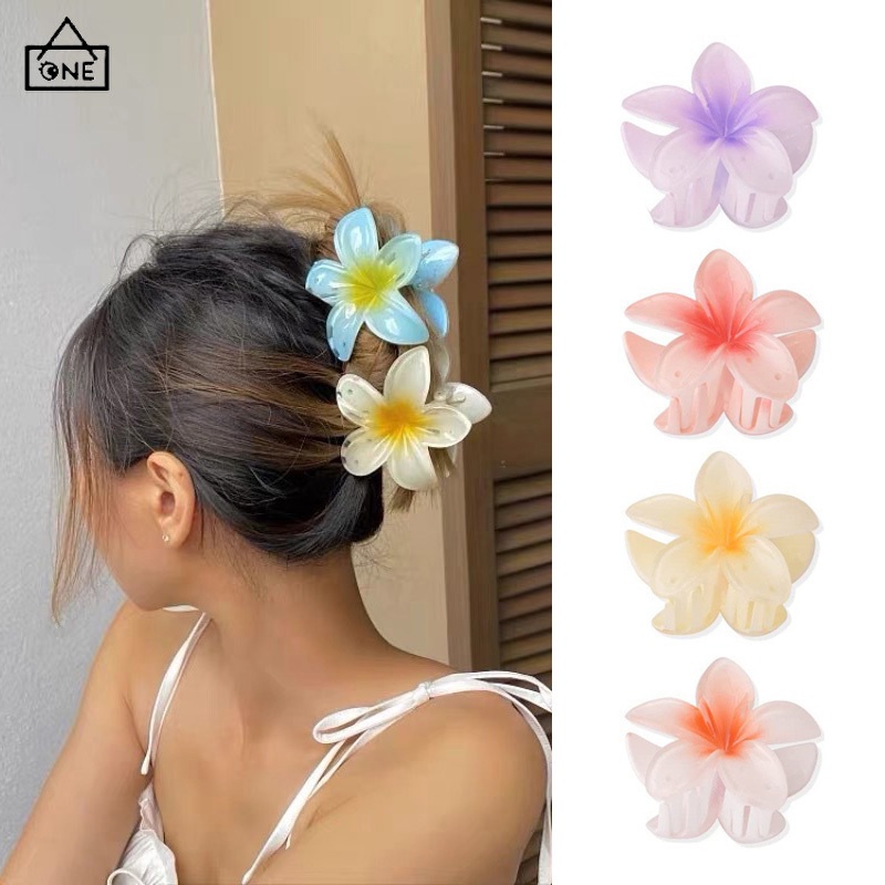 CODพร้อมส่งกิ๊บติดผมอะคริลิคดอกไม้ใหญ่สไตล์เกาหลีแฟชั่นหางม้าเครื่องประดับผมสำหรับผู้หญิงเข้ากับทุกการแต่งกายaone