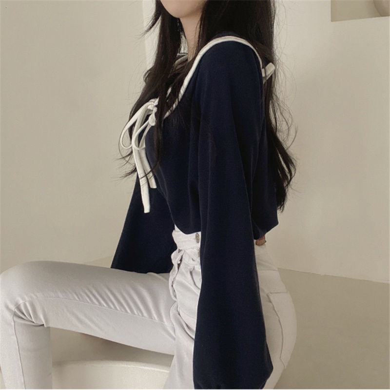 พร้อมส่งจากไทย เสื้อเชิ้ตคอตุ๊กตาสีเบจผูกโปว์แขนยาว ใหม่ เสื้อผ้าแฟชั่นเกาหลีผู้หญิง เก๋ ระดับไฮเอนด์