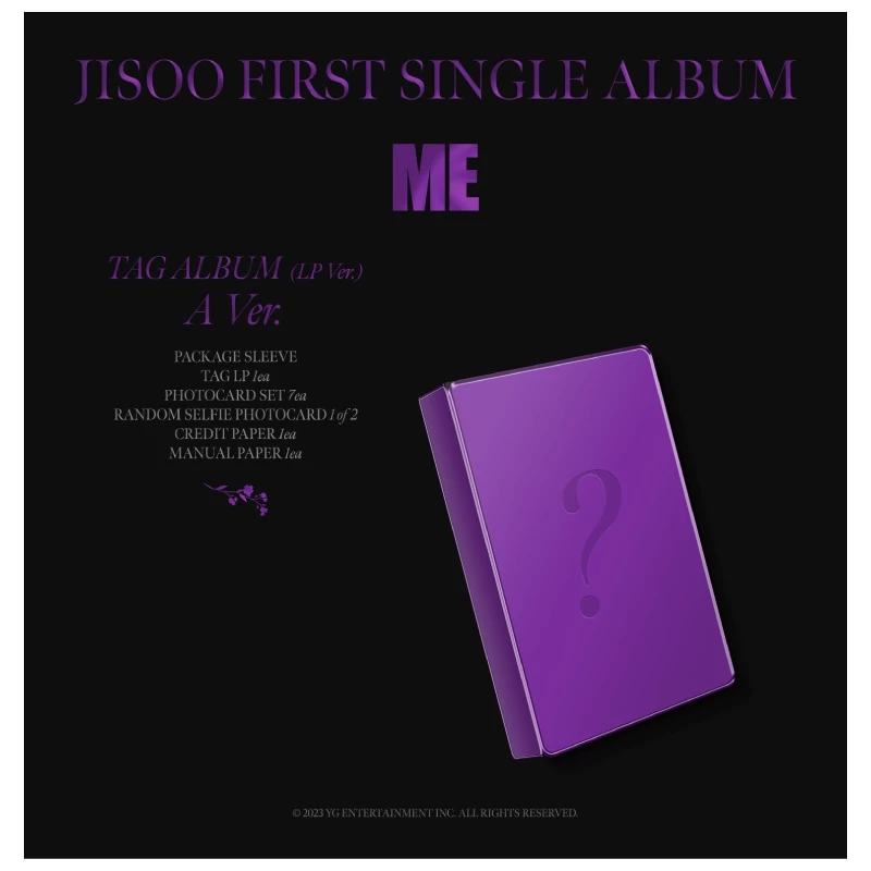 YG JISOO FIRST SINGLE ALBUM