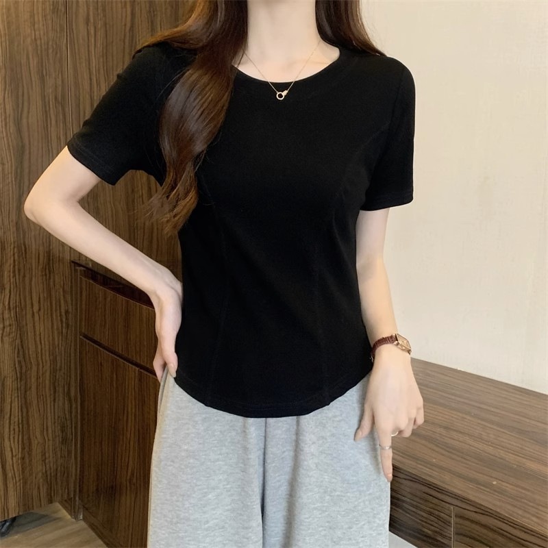 CinGoo เสื้อยืดแขนสั้น ทรงสลิมฟิต สําหรับผู้หญิง SB8304