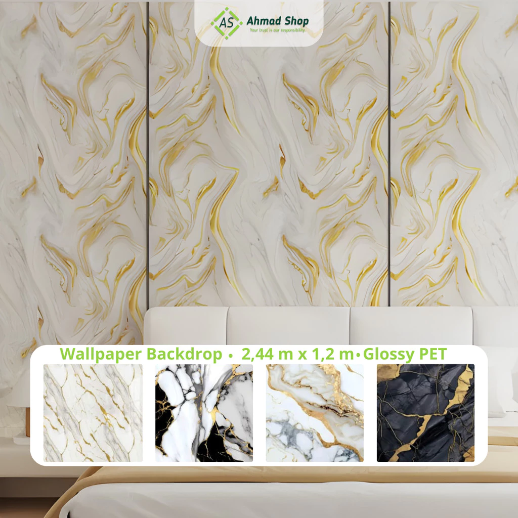 ฉากหลังวอลล์เปเปอร์ผ้าลินิน PET หินอ่อนม้วน 2.44 m x 1.2 m Glossy Shiny Polychrome วอลล์เปเปอร์วอลล์เปเปอร์ขนาดไม้อัด Bekdrop TV WPC PVC Glossy Lattice กาวกันน้ําทนไฟ PET อลูมิเนียมฟอยล์ Marble Almira ID Polychrome วอลล์เปเปอร์ — ของมงคลหมวดสีมงคล