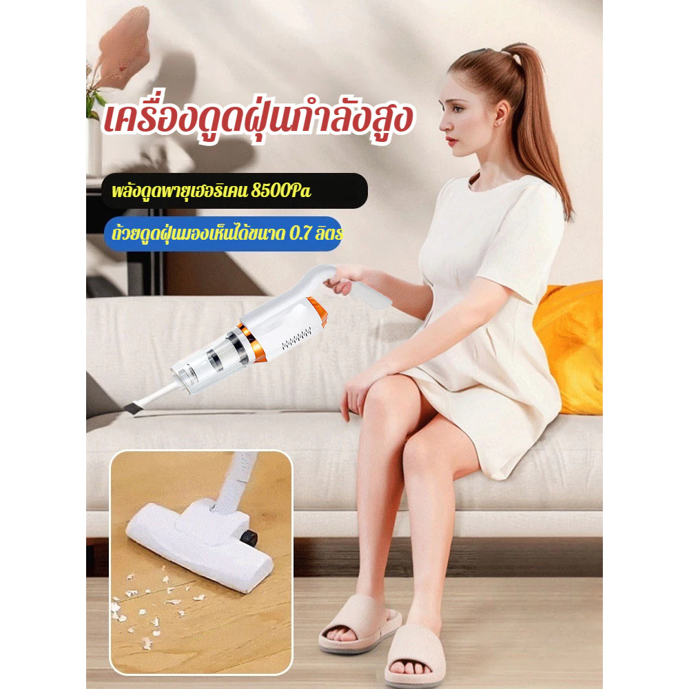 เครื่องดูดฝุ่นในรถยนต์ในครัวเรือน/เครื่องกำจัดไรฝุ่นแบบชาร์จไร้สายกำลังสูง/เครื่องถูพื้น