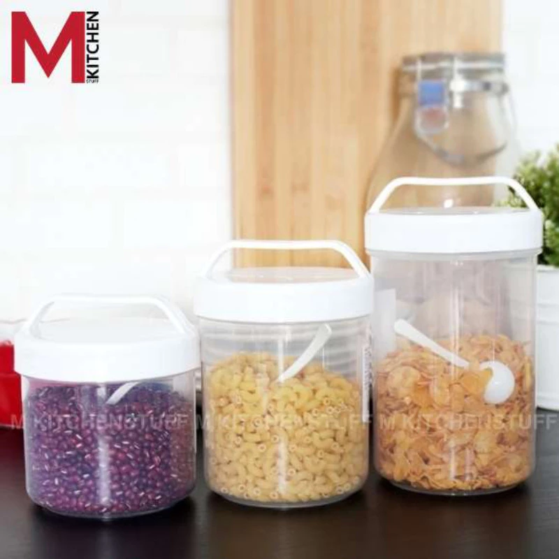 M KITCHEN กล่องอาหาร กล่องใส่นมผง กระปุกใส่นมผง กล่องใส่เมล็ดกาแฟ กล่องใส่อาหาร กล่องถนอมอาหาร (C0)