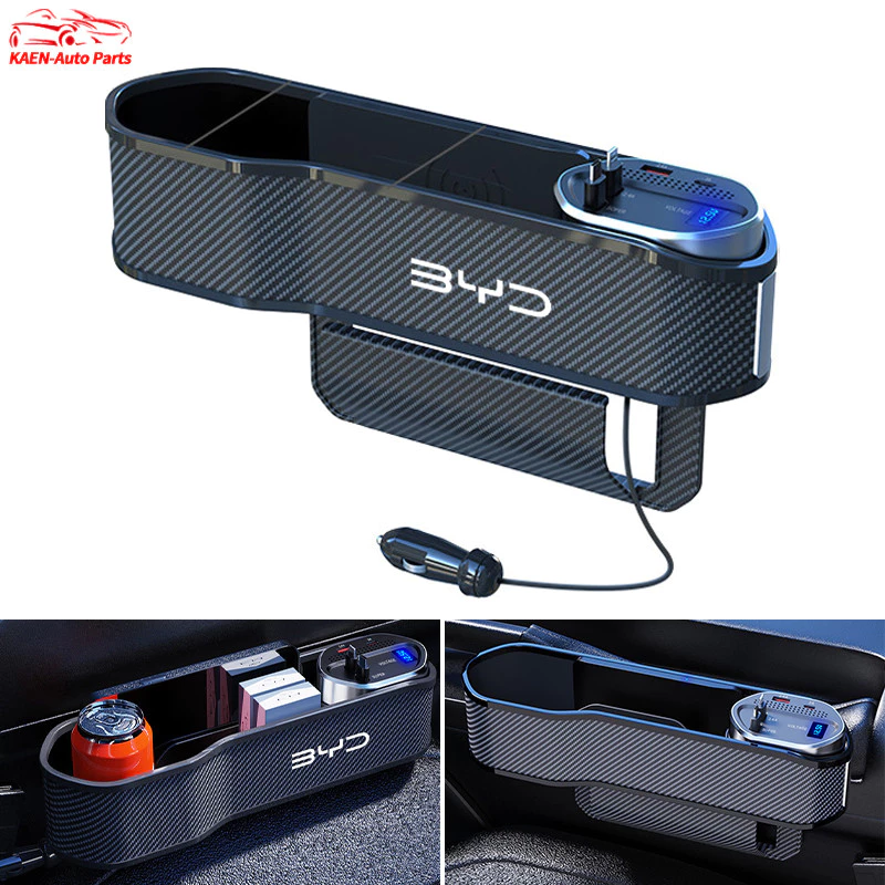 ที่ชาร์จไร้สาย BYD Atto 3 พร้อมที่วางของข้างเบาะ