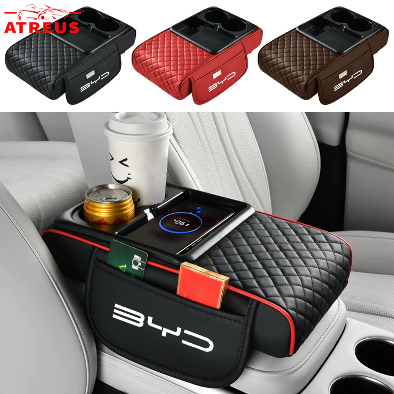 ที่เท้าแขน BYD Atto 3 ชาร์จไร้สาย 6in1 ตรงรุ่น