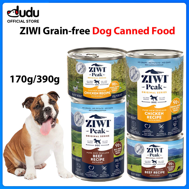 ZIWI Grain Free Dog Can 170g/390g Hypoallergenic Skin Coat Care Joint Support Sensitive Tummy Dog อาหารเปียก