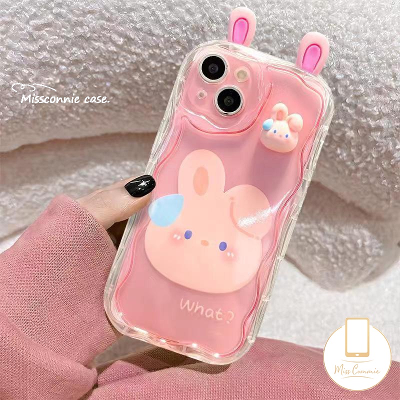 เคสโทรศัพท์มือถือ Tpu นิ่ม ขอบโค้ง ลายการ์ตูนกบ หมี 3D สร้างสรรค์ สําหรับ IPhone 11 15 7plus 14 12 13 15 Pro MAX X XR 6s 7 6 8 Plus XS MAX SE 2020