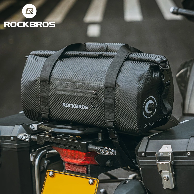 ROCKBROS กระเป๋าท้ายเบาะมอเตอร์ไซค์ กันน้ำ สะทอนแสง 20-60 ลตร