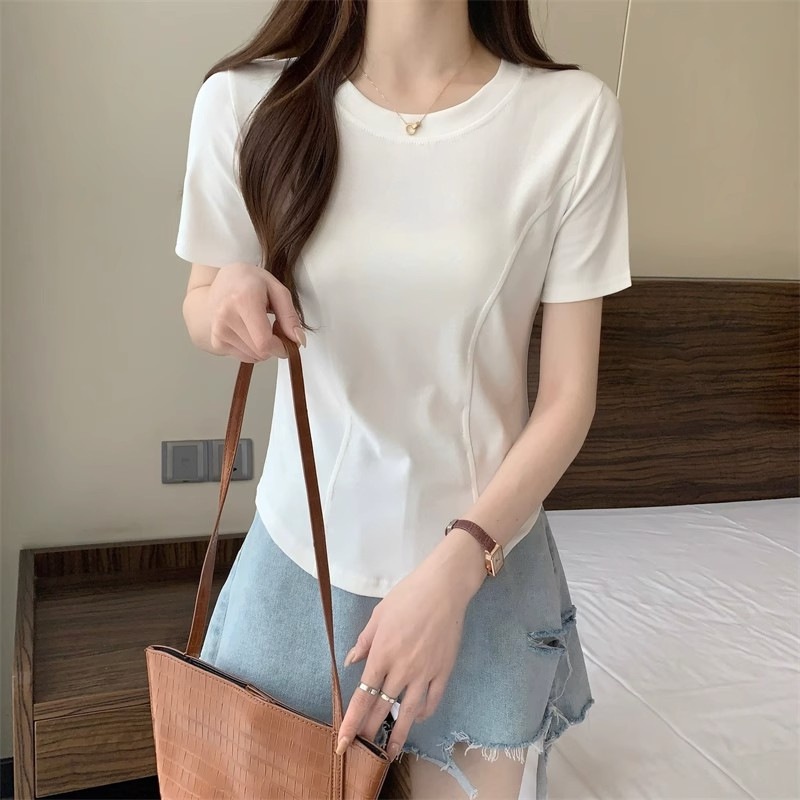 CinGoo เสื้อยืดแขนสั้น ทรงสลิมฟิต สําหรับผู้หญิง SB8304