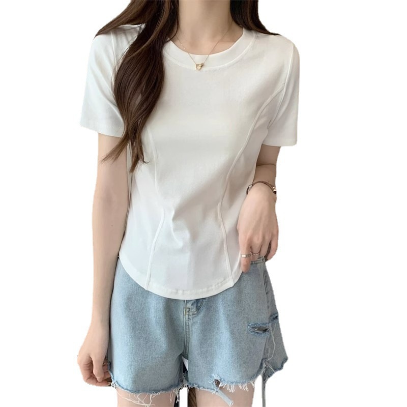 CinGoo เสื้อยืดแขนสั้น ทรงสลิมฟิต สําหรับผู้หญิง SB8304