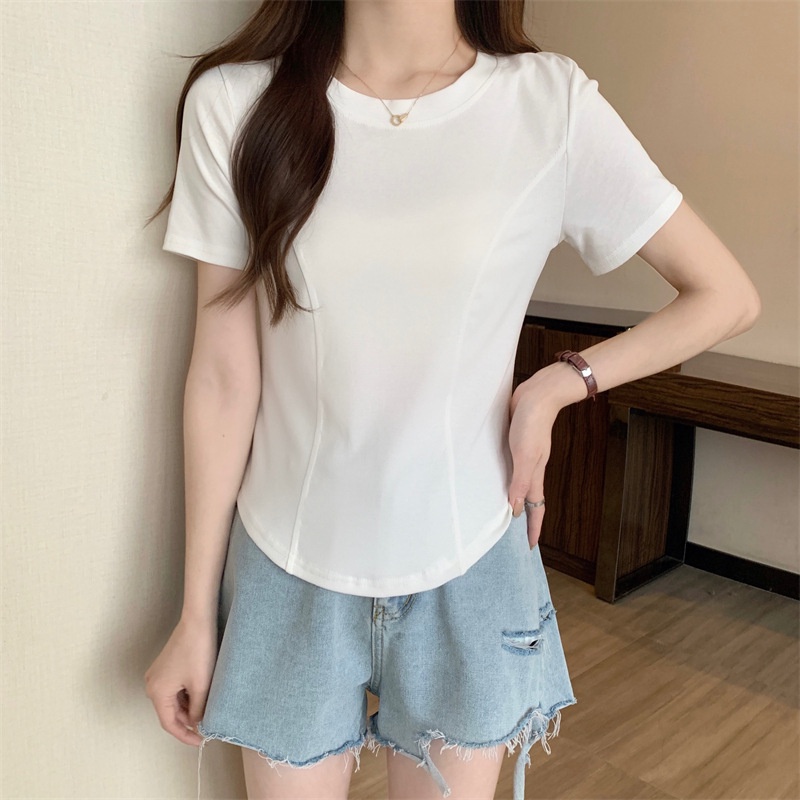 CinGoo เสื้อยืดแขนสั้น ทรงสลิมฟิต สําหรับผู้หญิง SB8304