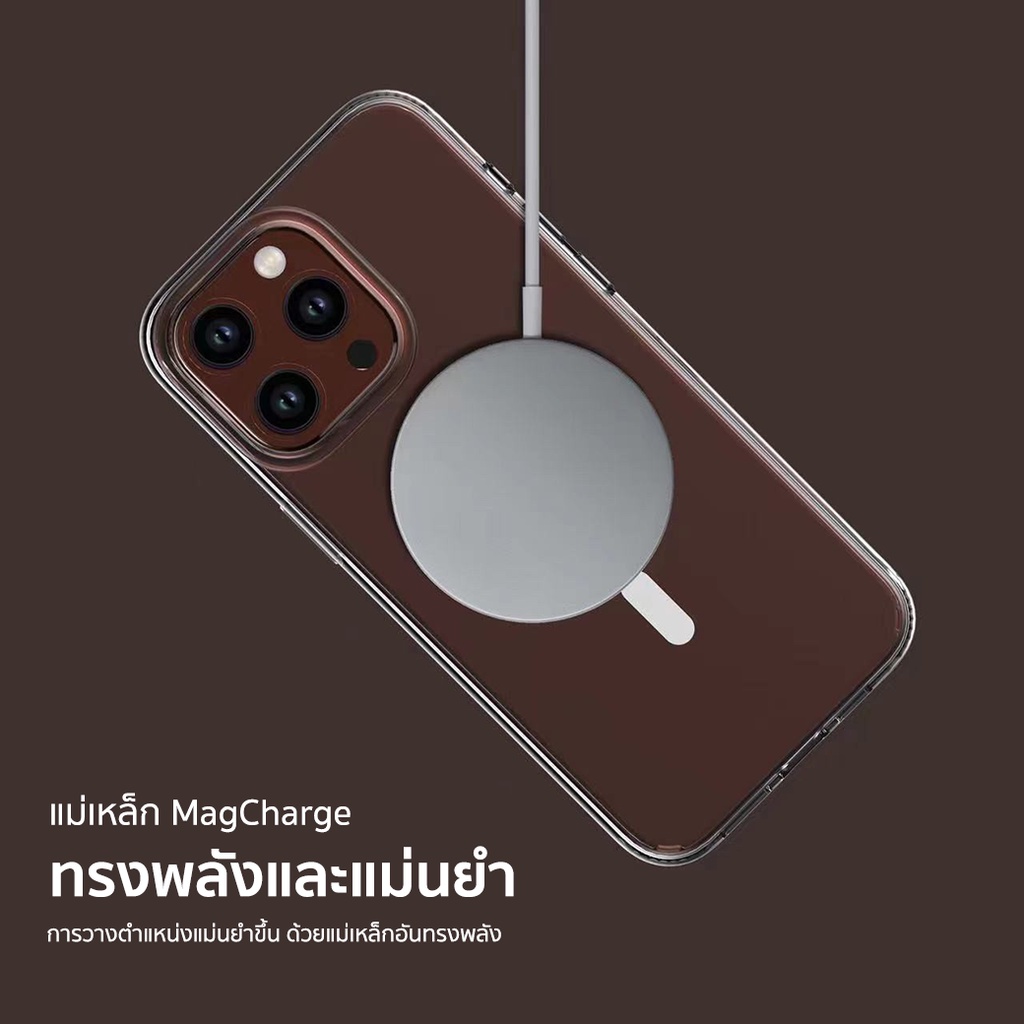 240บ ราคาพิเศษ Orsen by Eloop CASE1 เคสแม่เหล็ก Magnetic Case เคสกันกระแทก เคสโทรศัพท์มือถือ เคสใส Phone 15