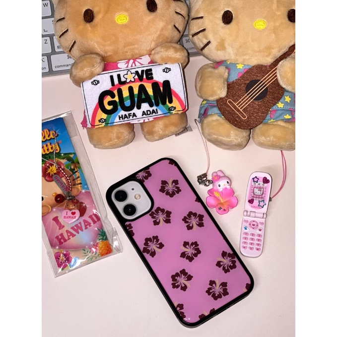 เคสเดี่ยว ลายดอกกุหลาบ สีชมพู