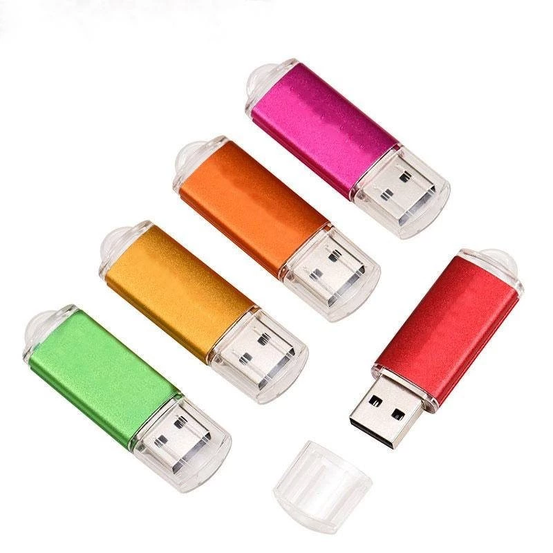 แฟลชไดรฟ์โลหะ U Disk 8GB 4GB 2GB 1GB USB 2.0 64MB 128MB 512MB