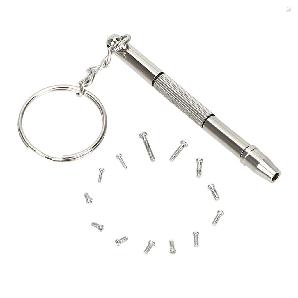แว่นตาซ่อมชุดชุดสารพันกล่องเก็บการออกแบบ 1000 ชิ้นสกรูและแผ่นไขควง Micro Tweezer สําหรับนาฬิกาแว่นตาซ่อมแบบพกพา