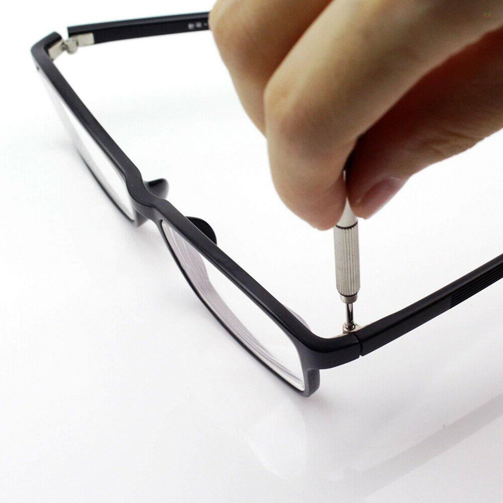 แว่นตาซ่อมชุดชุดสารพันกล่องเก็บการออกแบบ 1000 ชิ้นสกรูและแผ่นไขควง Micro Tweezer สําหรับนาฬิกาแว่นตาซ่อมแบบพกพา