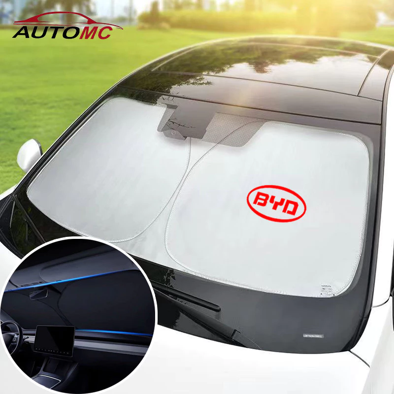 ม่านบังแดดหน้ารถ BYD Atto 3 กันแดด UV ตรงรุ่น