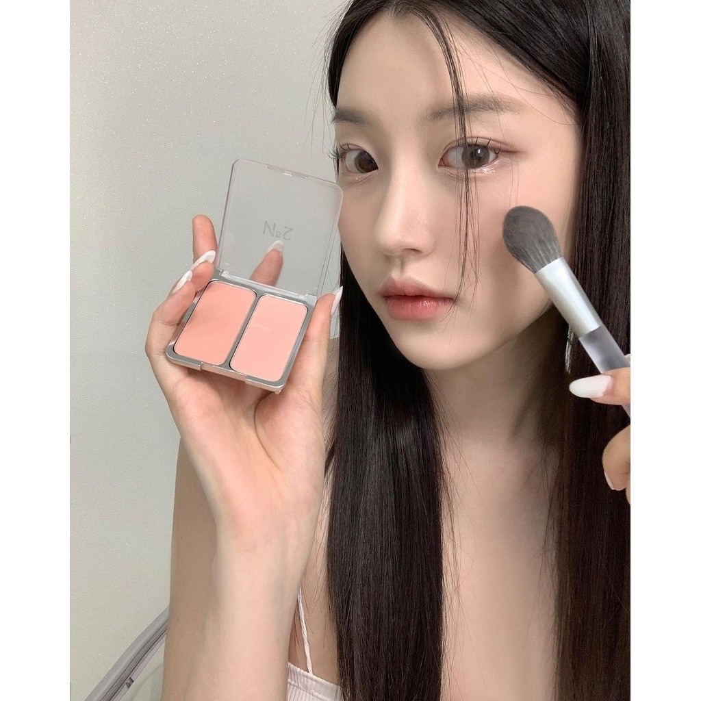พร้อมส่ง ถูกที่สุด ของแท้ 2aN DUAL CHEEK 9 g บลัชออนทูโทน