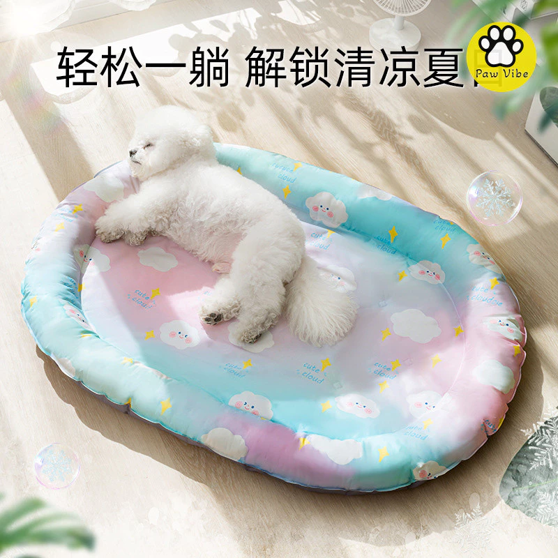 🐾PawVibe หมา หมาขนาดเล็กและกลาง ฝันเมฆ รูปไข่ น้ำแข็ง เย็นสบาย ฤดูร้อน หมาเล็ก