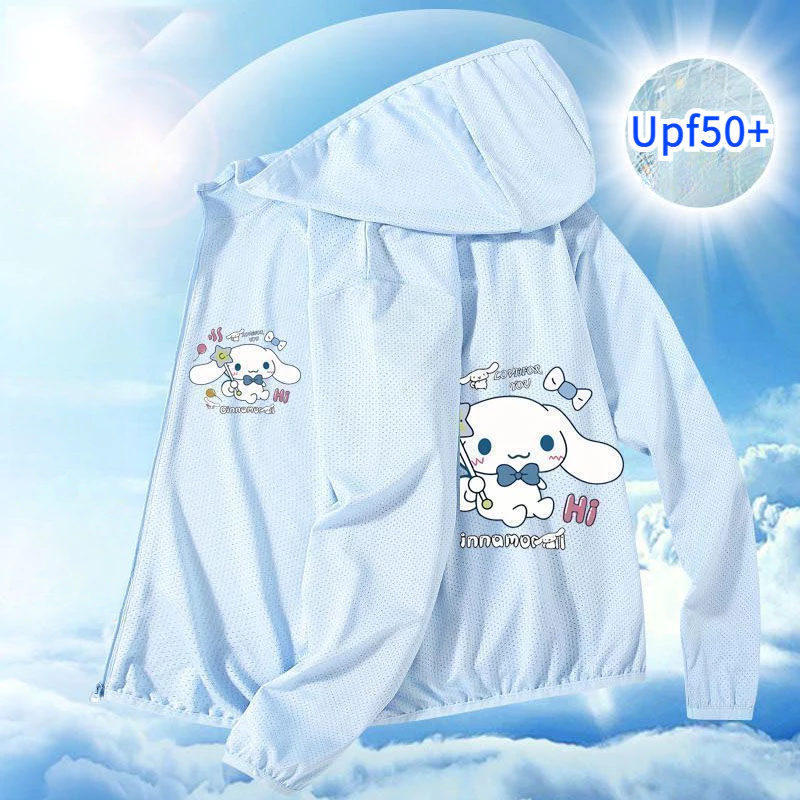 Upf50+ Jacket 🌞 เสื้อผ้ากันแดดสำหรับเด็ก กันแดด ระบายอากาศได้ดี กันยูวี ลายการ์ตูนซานริโอสุดน่ารัก แฟชั่นฤดูร้อนสำหรับสาวๆ พร้อมจัดส่งด่วน