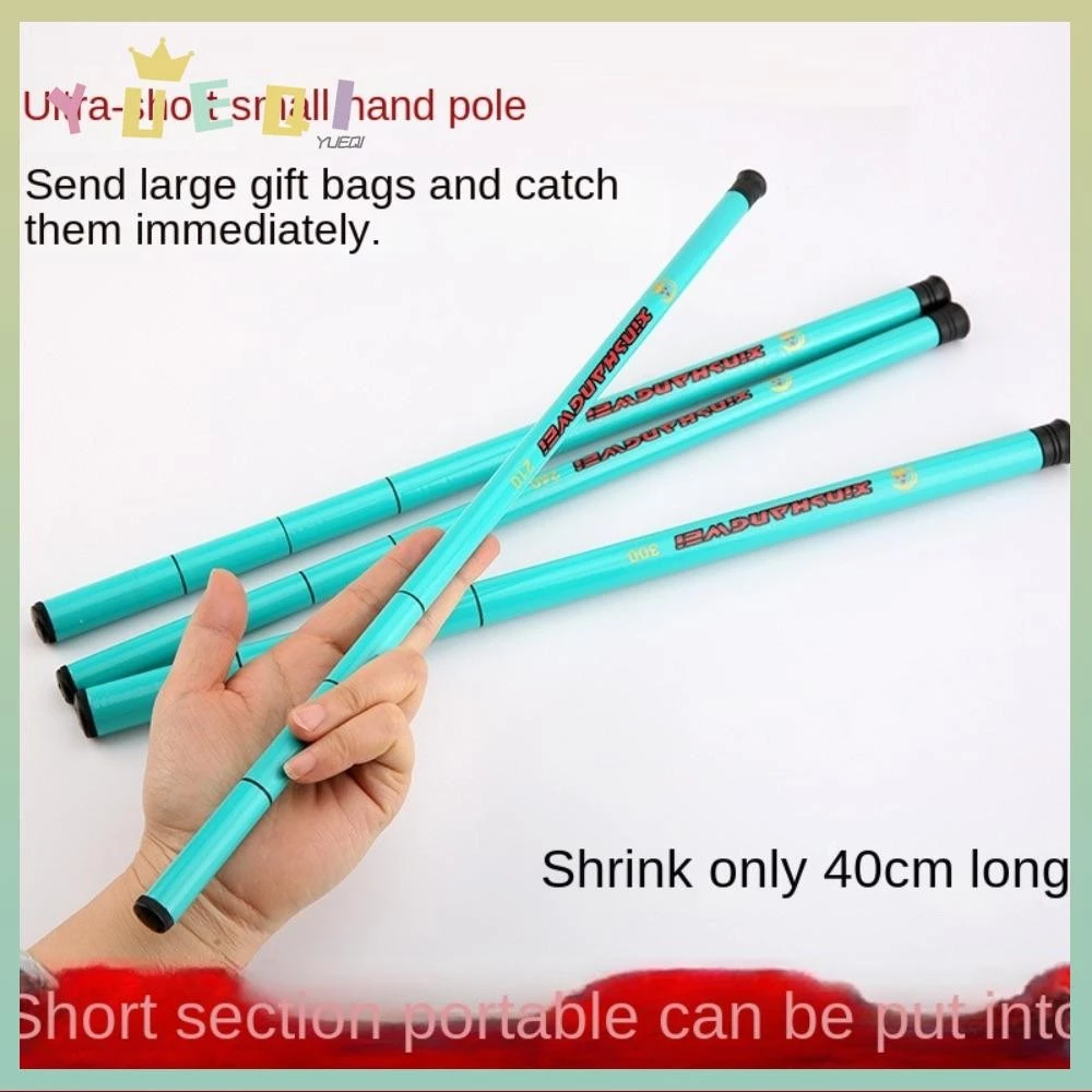Yueqi ชุดเบ็ดตกปลา, Telescopic Fishing Pole เบ็ดตกปลาครบชุด, Travel Fishing Gear Glass Fibre Spincast Fishing Reel Casting Rod Feeder Rod Combo Fishing