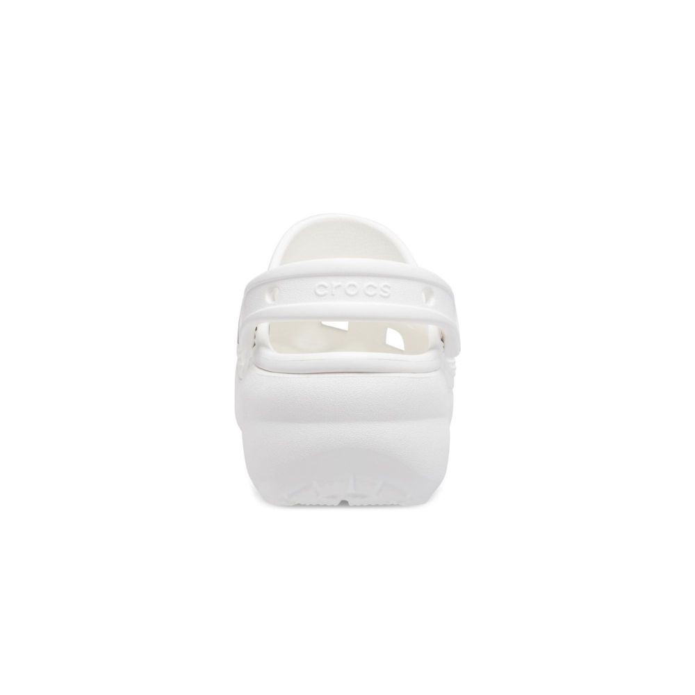 CROCS รองเท้าลำลองผู้หญิง CLASSIC PLATFORM CLOG รุ่น 206750100  WHITE
