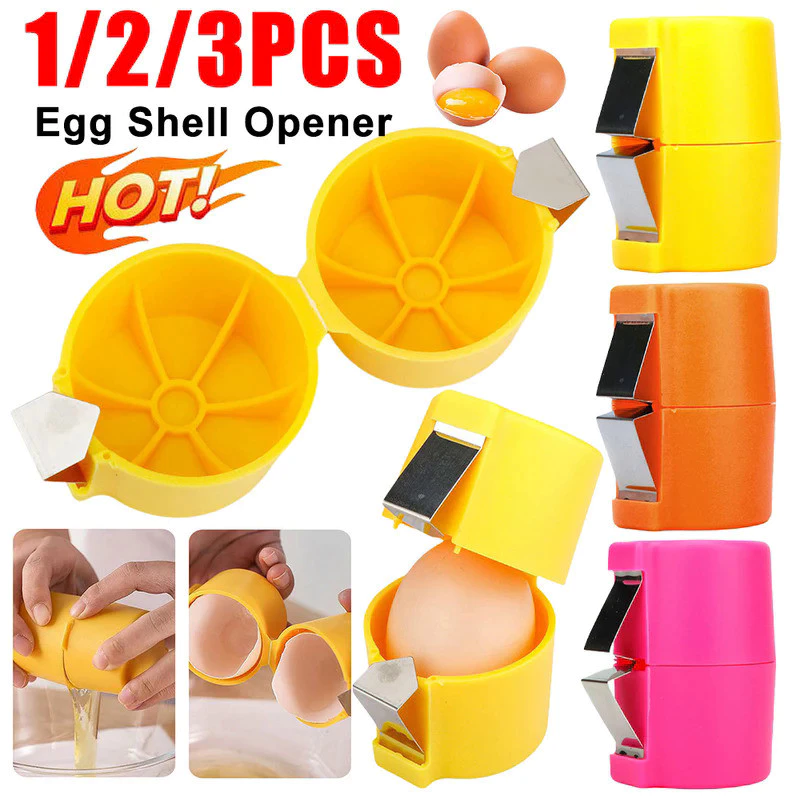 1PC Egg Shell Opener Egg Beater Egg Shell Separator Household Kitchen Baking Tools Handy Kitchen Tools Gadgets Egg Crack