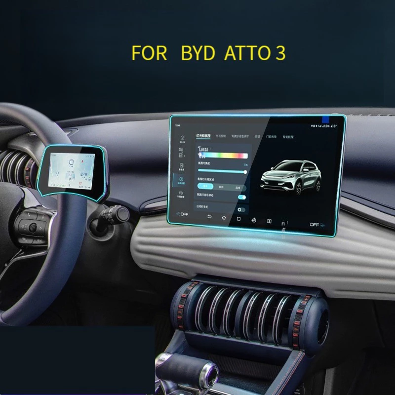 ฟิล์มกันรอยจอกลาง-เรือนไมล์ BYD Atto 3 ตรงรุ่น