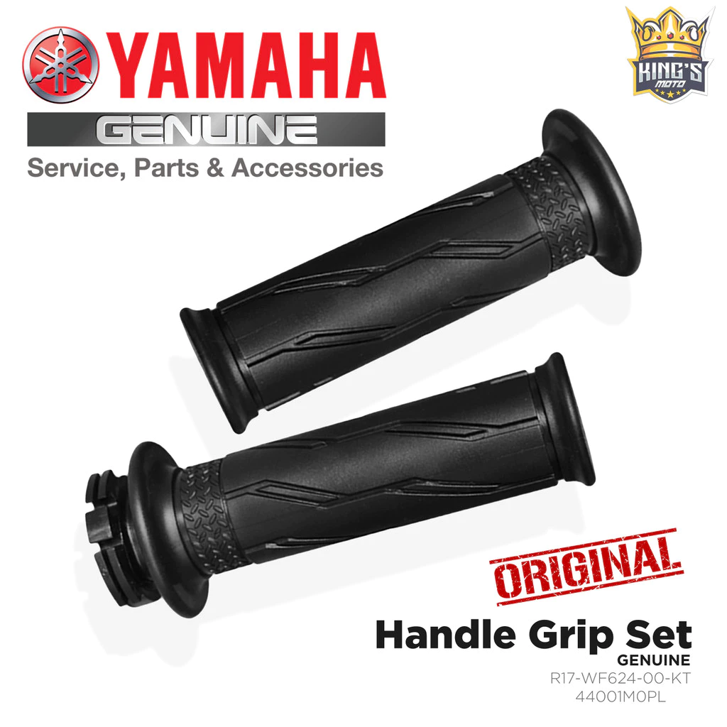 ปลอกแฮนด์สําหรับ YAMAHA ของแท้ THROTTLE PIPE WITH HANDLE GRIP NMAX / AEROX / MIO I 125 / SPORTY / FINO / MIO SOUL (1SET) 2 ชิ้น