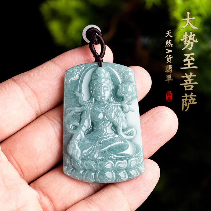 เมียนมาร์เจ้าแม่กวนอิมจี้ จี้หยกธรรมชาติสร้อยคอจี้ และ ชิ จือ พระโพธิสัตว์เจ้าแม่กวนอิมหยกสร้อยคอพม่าสีฟ้าน้ําราศีม้าผู้อุปถัมภ์จี้สันติภาพจี้หยกจี้สร้ง(มีใบรับรอง) — ของมงคลหมวดราศีและนักษัตร
