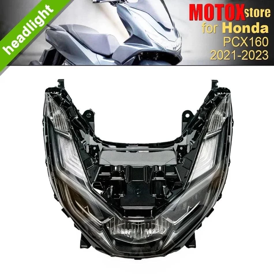 รถจักรยานยนต์ HeadLight Assembly FitสําหรับHONDA PCX125 PCX150 PCX160 2021 2022 ไฟหน้าLED Head Light PCX 125 150 160