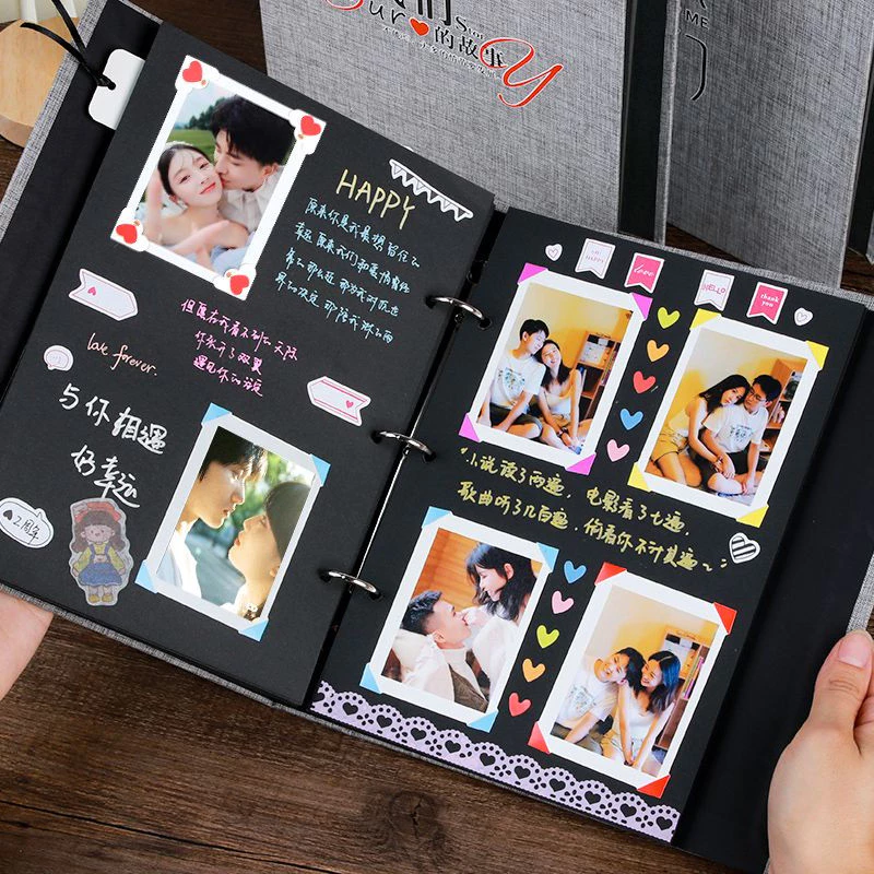 อัลบั้ม อัลบั้ม ทําเอง ทําด้วยมือสร้างสรรค์อัลบั้มคู่และทารกหนังสือหน่วยความจํากาวในตัวสําหรับแฟนอัลบั้ม ทําเอง ทําด้วยมือคู่ทารกสร้างสรรค์อัลบั้มกาวในตัวระ — ของมงคลหมวดความรักและความสัมพันธ์