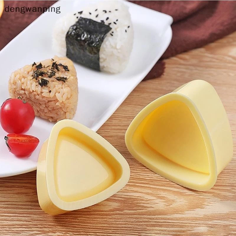 [Dew] ใหม่ Diy แม่พิมพ์ซูชิ Onigiri ข้าวกดอาหารสามเหลี่ยมเครื่องทําซูชิแม่พิมพ์ญี่ปุ่น Home Kitchen Bento อุปกรณ์เสริมเครื่องมือ [TH]