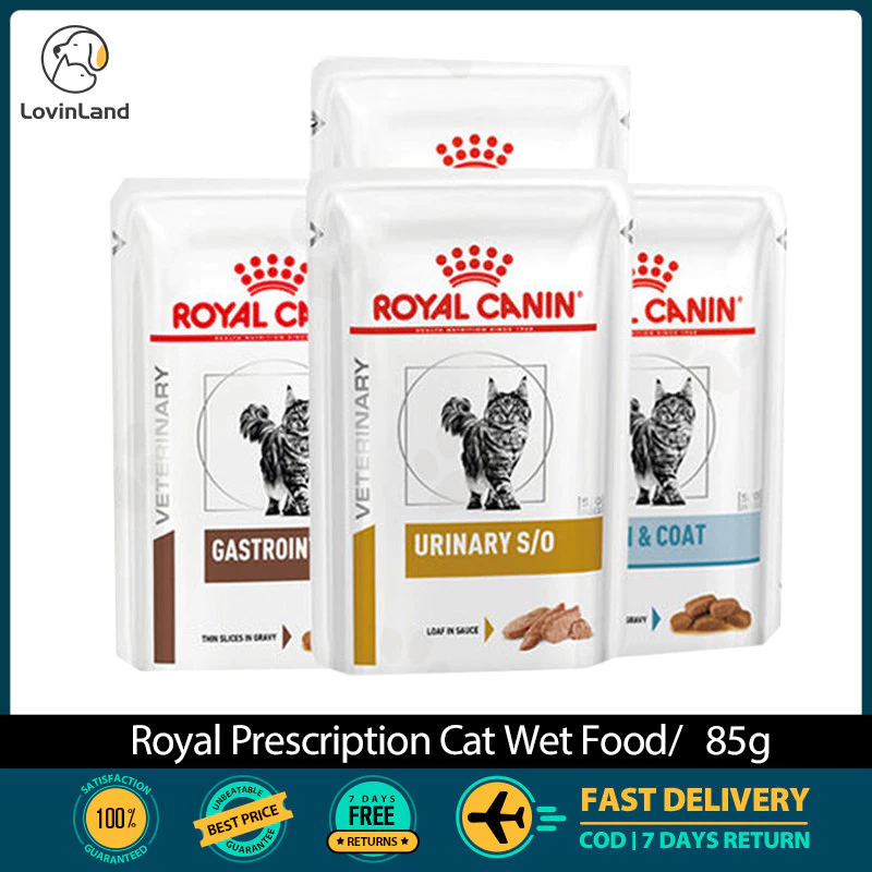 Royal Canin Cat อาหารเปียก Prescription Diet สําหรับแมวโต รองรับ Cat Renal Urinary Health 85g