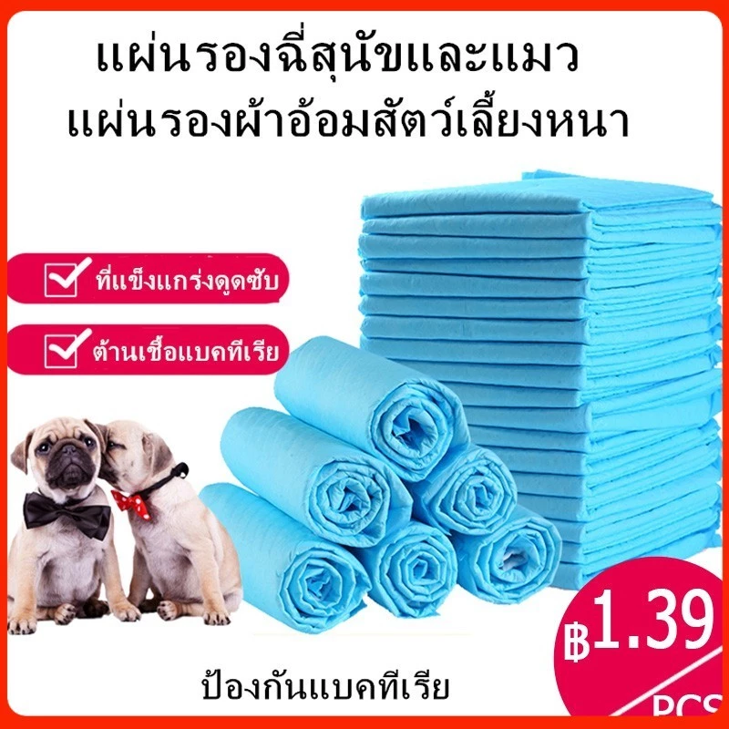 แพมเพิสหมา แผ่นรองซับ แผ่นซับฉี่ ผ้ารองฉี่สุนัข แผ่นลองฉี่สุนัข ผ้ารองฉี่หมา ที่รองฉี่ แผ่นรองซับสุนัข กระดาษรองฉี่สุนัข