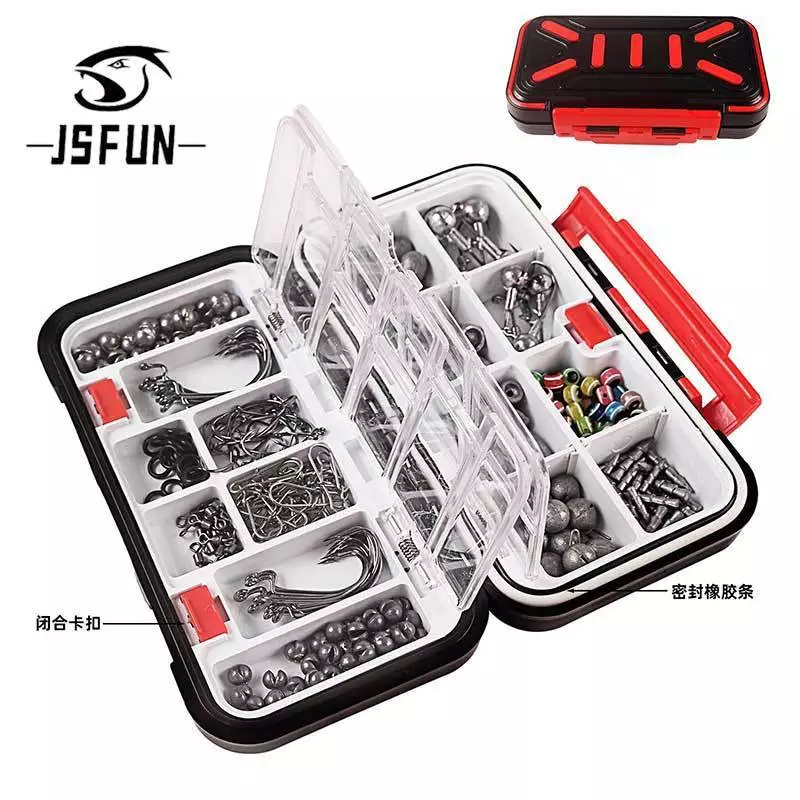 264Waterproof Rock Fishing Accessories Set Fish Hook Fish Float Sea Fishing Small Accessories Fishing Fishing Gear Box